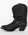 Shyanne Women's Tammye Slouch Harness Fashion Boots - Pointed Toe, Black, hi-res