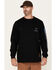 Image #2 - Hawx Men's FR Tower Long Sleeve Graphic Work T-Shirt, Black, hi-res
