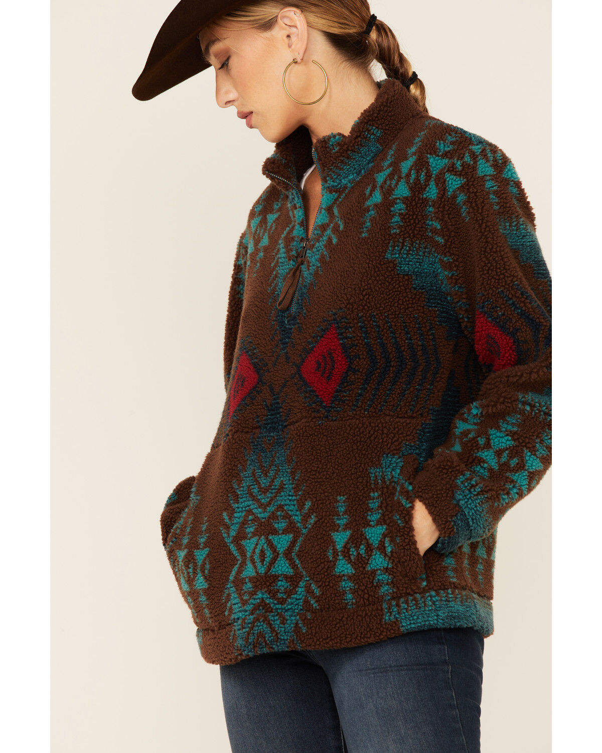 Image #3 - Tasha Polizzi Women's Ariel Pullover Sweater, Teal, hi-res