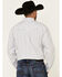 Cinch Men's White Large Plaid Long Sleeve Western Shirt , White, hi-res