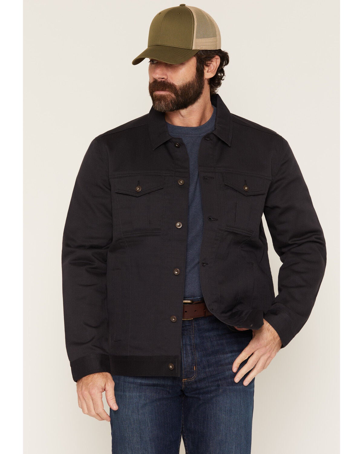 Image #1 - Cody James Men's FR Ozark Solid Jacket, Black, hi-res