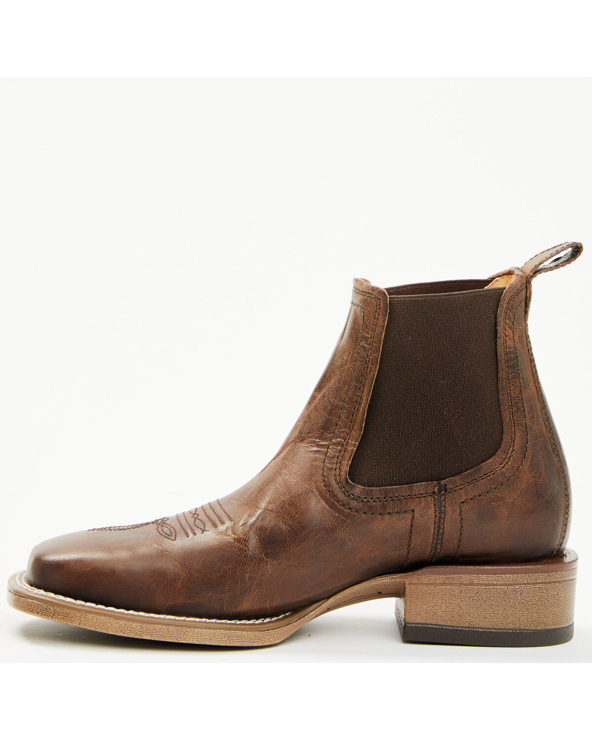 Image #3 - Shyanne Stryde® Women's Chelsea Boots - Square Toe, Brown, hi-res