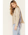 Image #4 - Western & Co Women's Metallic Dreams Fringe Leather Jacket, White, hi-res
