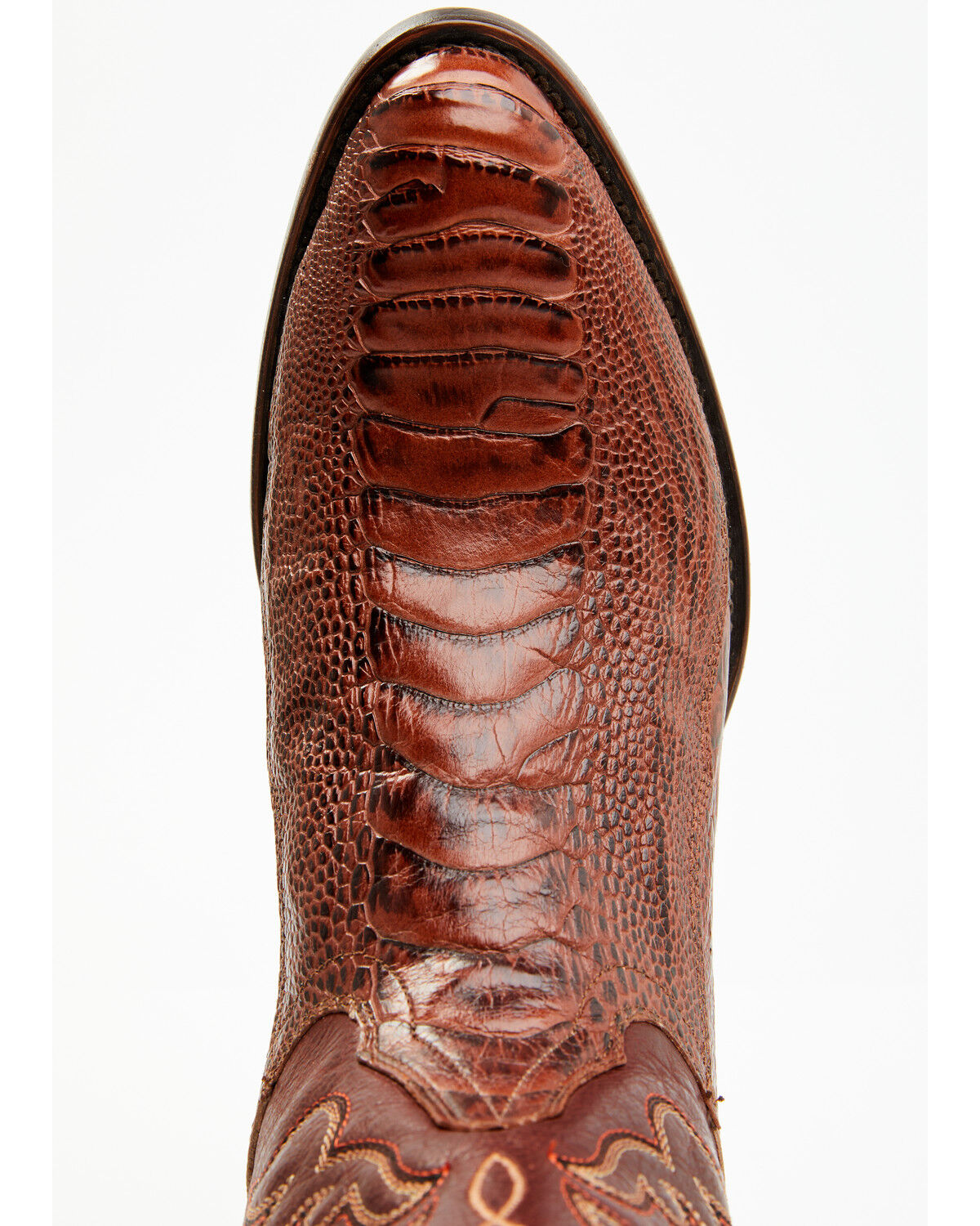 Image #6 - Cody James Men's Exotic Ostrich Western Boots - Round Toe, Red, hi-res