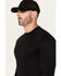 Image #2 - Hawx Men's Midweight Base Layer Long Sleeve Top - Tall, Black, hi-res