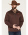 Image #1 - Cinch Men's Solid 1/4 Zip-Up Pullover, Purple, hi-res