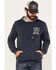Image #2 - Moonshine Spirit Men's Washed Away Hooded Sweatshirt, Blue, hi-res
