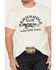 Image #3 - Panhandle Men's Logo Short Sleeve Graphic T-Shirt, Natural, hi-res