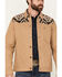 Image #3 - Cody James Men's Southwestern Print Canvas Button-Down Jacket, Tan, hi-res
