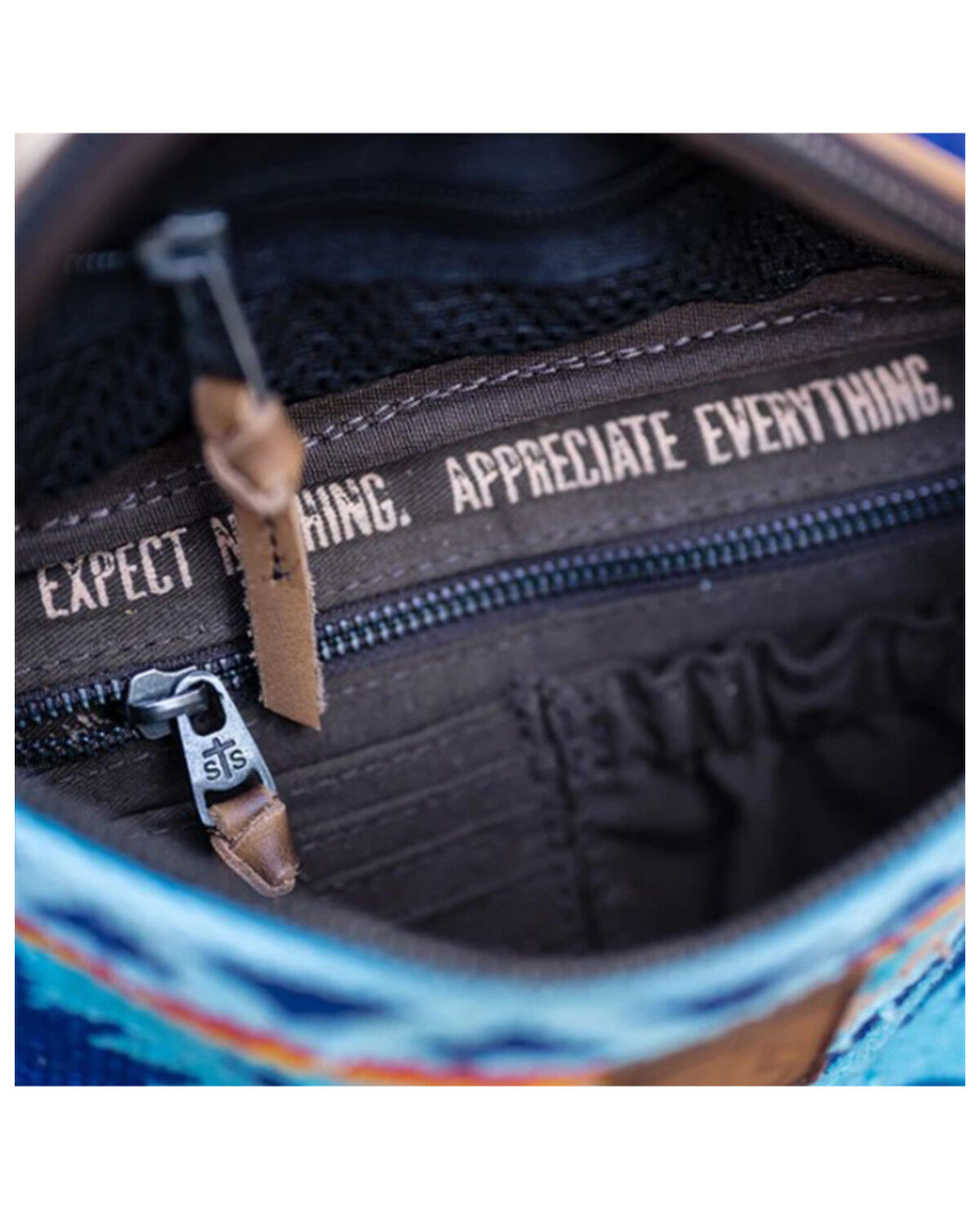 Image #2 - STS Ranchwear by Carroll Women's Mojave Sky Belt Bag, Blue, hi-res