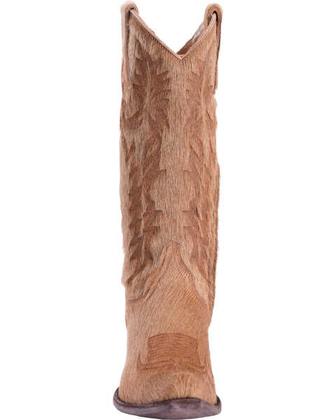 Old Gringo Women's Mayra Bone Hair On Laser Stitch Cowgirl Boots - Snip Toe, Beige/khaki, hi-res