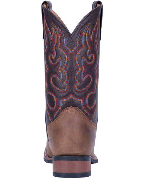 Laredo Lodi Cowboy Boots - Wide Square Toe, Taupe, hi-res