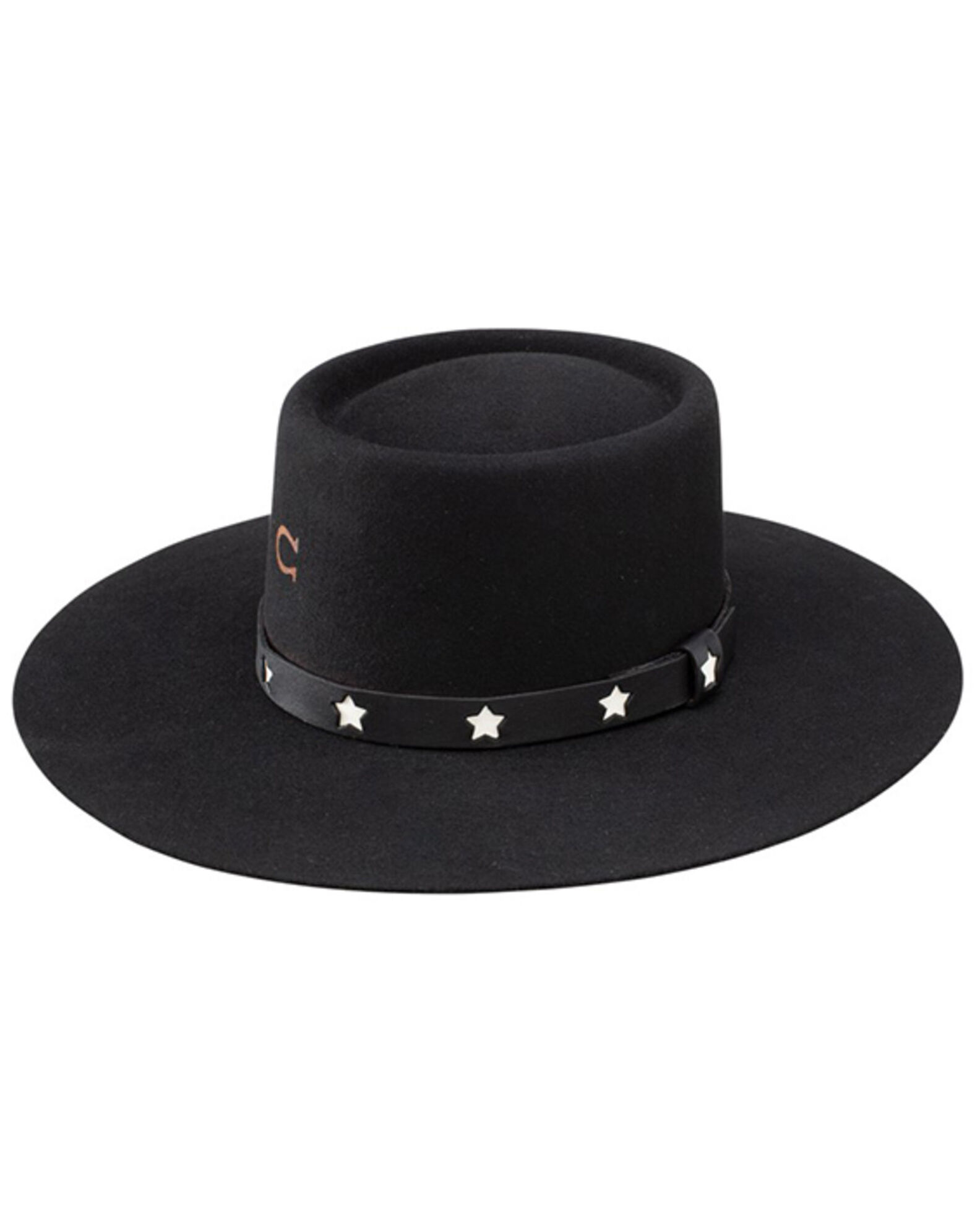 Stetson black hawk crushable wool best sale felt gambler hat