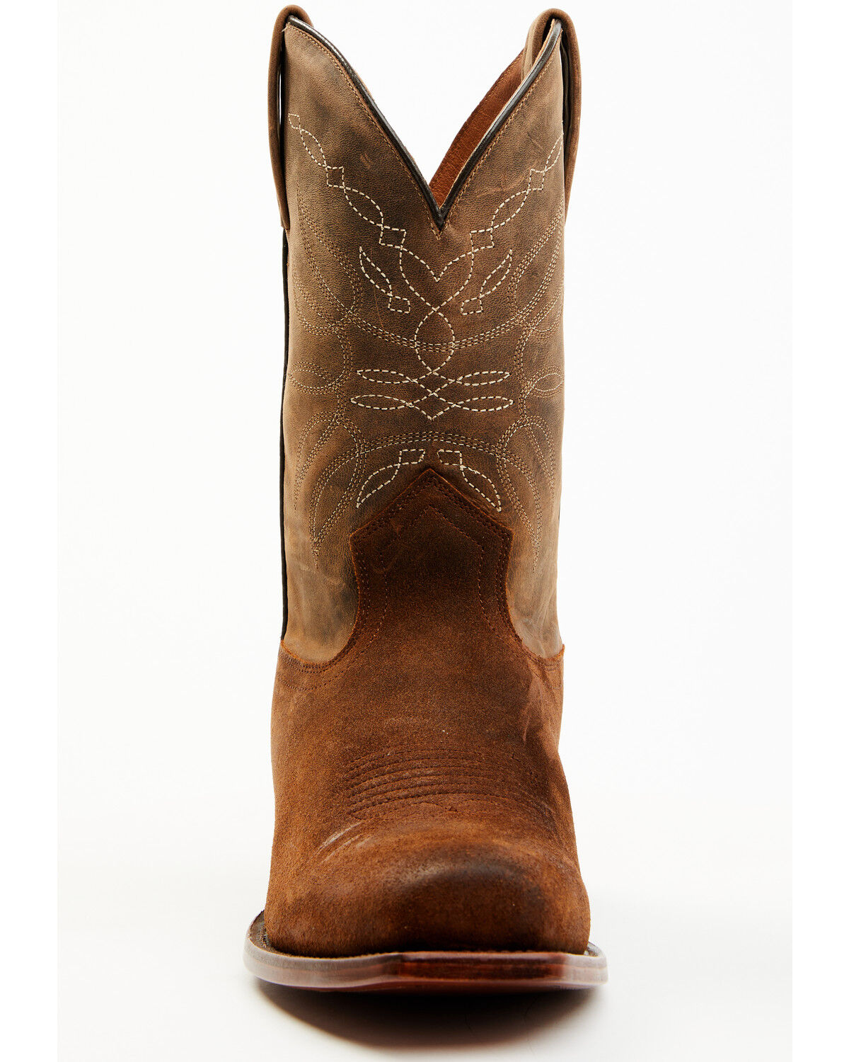 Image #4 - Moonshine Spirit Men's Pancho Roughout Western Boots - Square Toe, Brown, hi-res