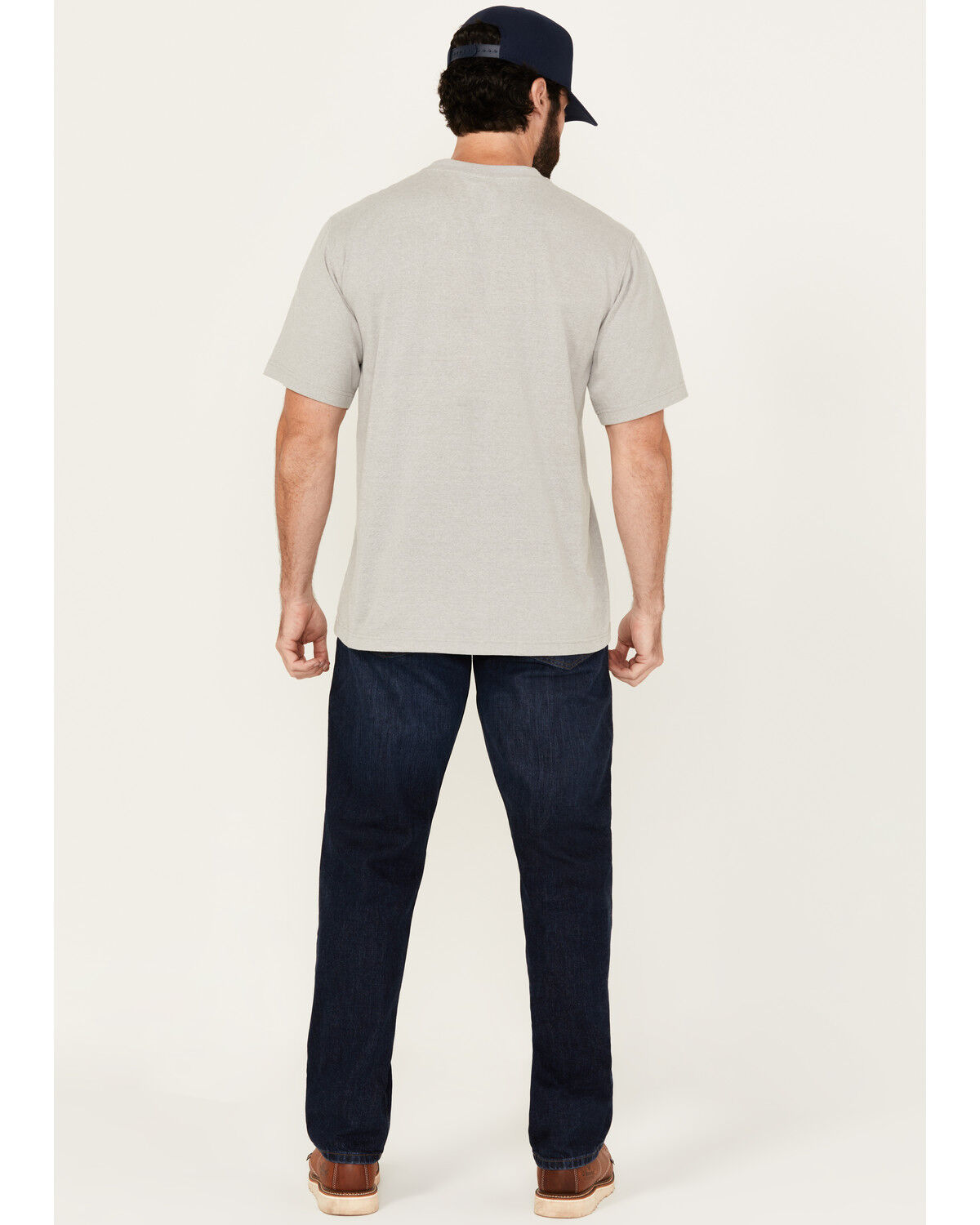 Image #3 - Carhartt Men's Relaxed Fit Work Jeans, Slate, hi-res