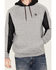 Image #3 - Hooey Men's Roughy Canyon Hooded Sweatshirt, Grey, hi-res