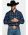 Image #4 - Ely Cattleman Men's Assorted Wrinkle Resistant Plaid Long Sleeve Western Shirt , Multi, hi-res