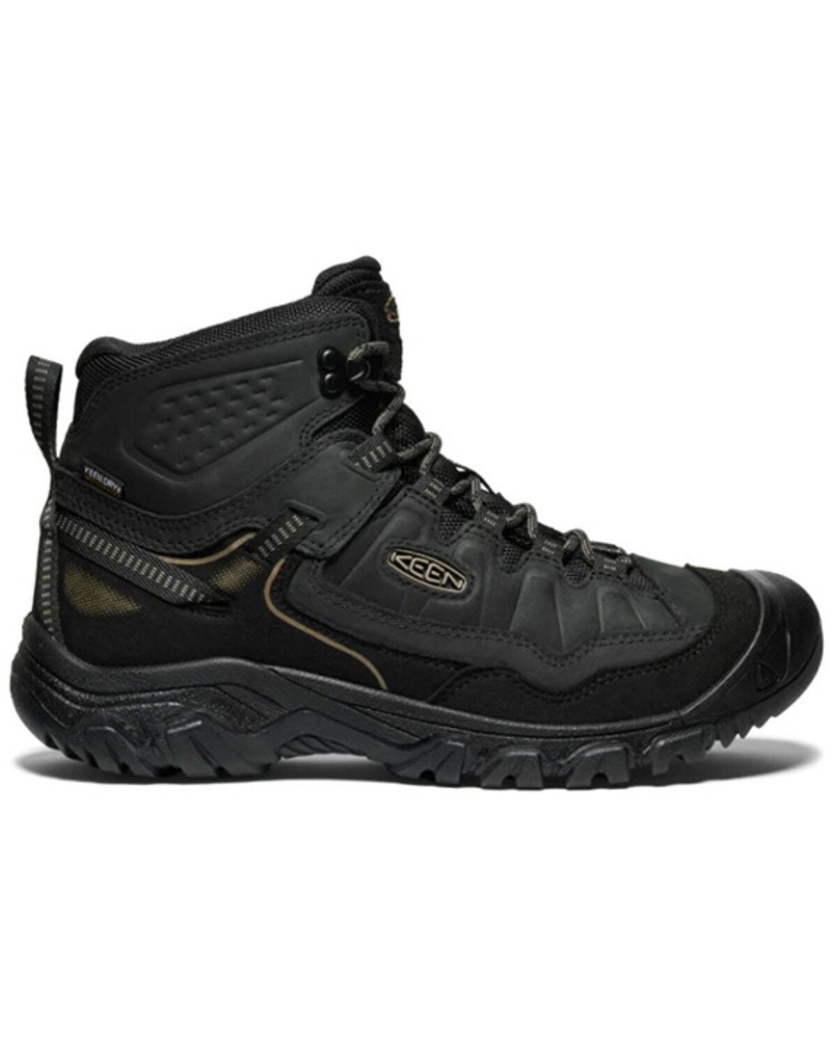 Keen Men's Targhee IV Waterproof Hiking Boots - Soft Toe, Black, hi-res