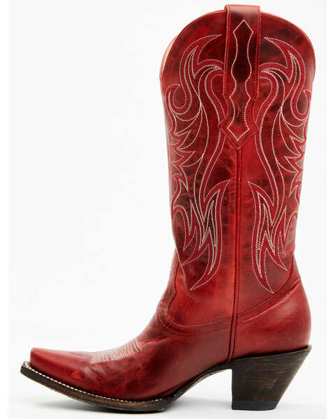 Image #3 - Idyllwind Women's Redhot Western Boots - Snip Toe, Red, hi-res