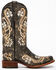 Image #2 - Circle G Women's Honey Cowhide Western Boots - Square Toe , Honey, hi-res