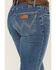 Image #4 - Wrangler Retro Women's Mae Medium Wash Mid Rise Stretch Trouser Jeans, Medium Wash, hi-res