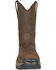 Image #4 - Hoss Men's 11" Waterproof Wellington Work Boots - Composite Toe, Brown, hi-res
