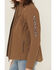 Image #3 - Cinch Women's Concealed Carry Bonded Softshell Jacket, Brown, hi-res