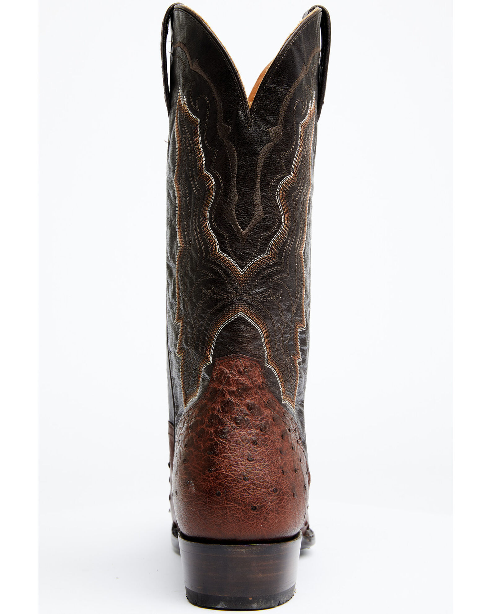 El Dorado Men s Exotic Full Quill Ostrich Skin Western Boots Square Toe Country Outfitter