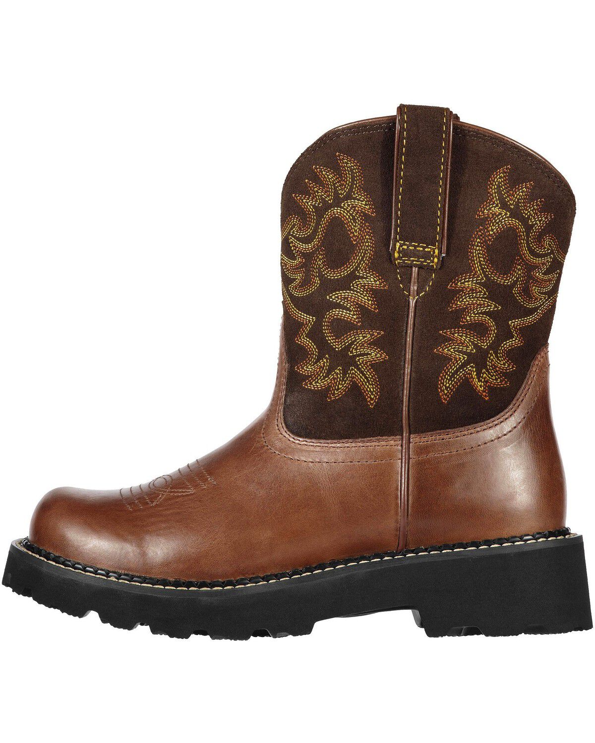 Image #2 - Ariat Women's Fatbaby Western Boots - Round Toe, Brown, hi-res