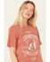 Image #2 - Idyllwind Women's Helen Country Music and Beer Short Sleeve Graphic Tee, Pecan, hi-res