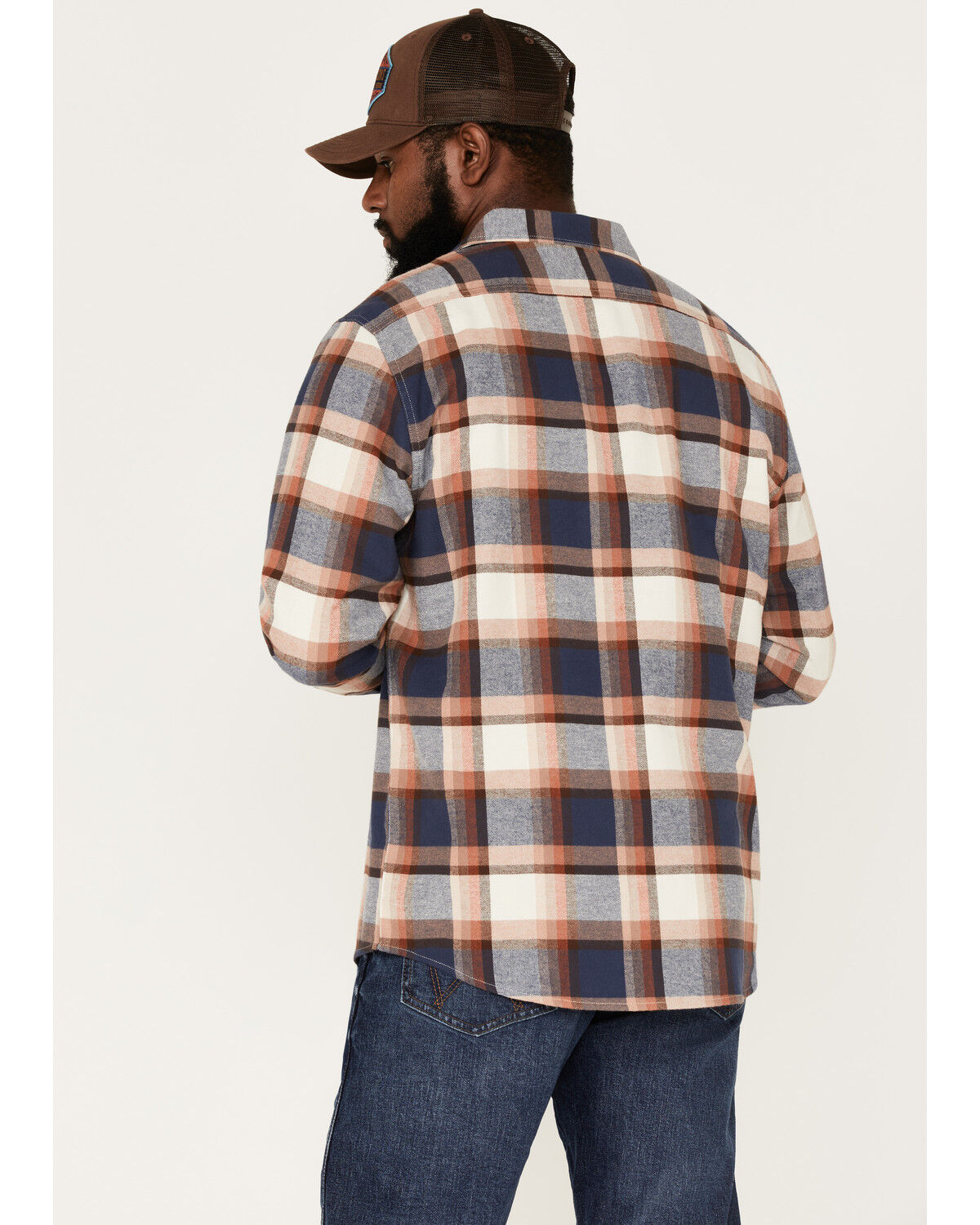 Image #4 - Flag & Anthem Men's Peters Plaid Print Long Sleeve Button Down Flannel Shirt, , hi-res