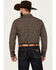 Image #4 - Gibson Trading Co Men's Bow Striped Print Long Sleeve Snap Western Shirt, Burgundy, hi-res