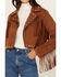 Image #3 - 26 International Women's Faux Suede Jacket, Camel, hi-res