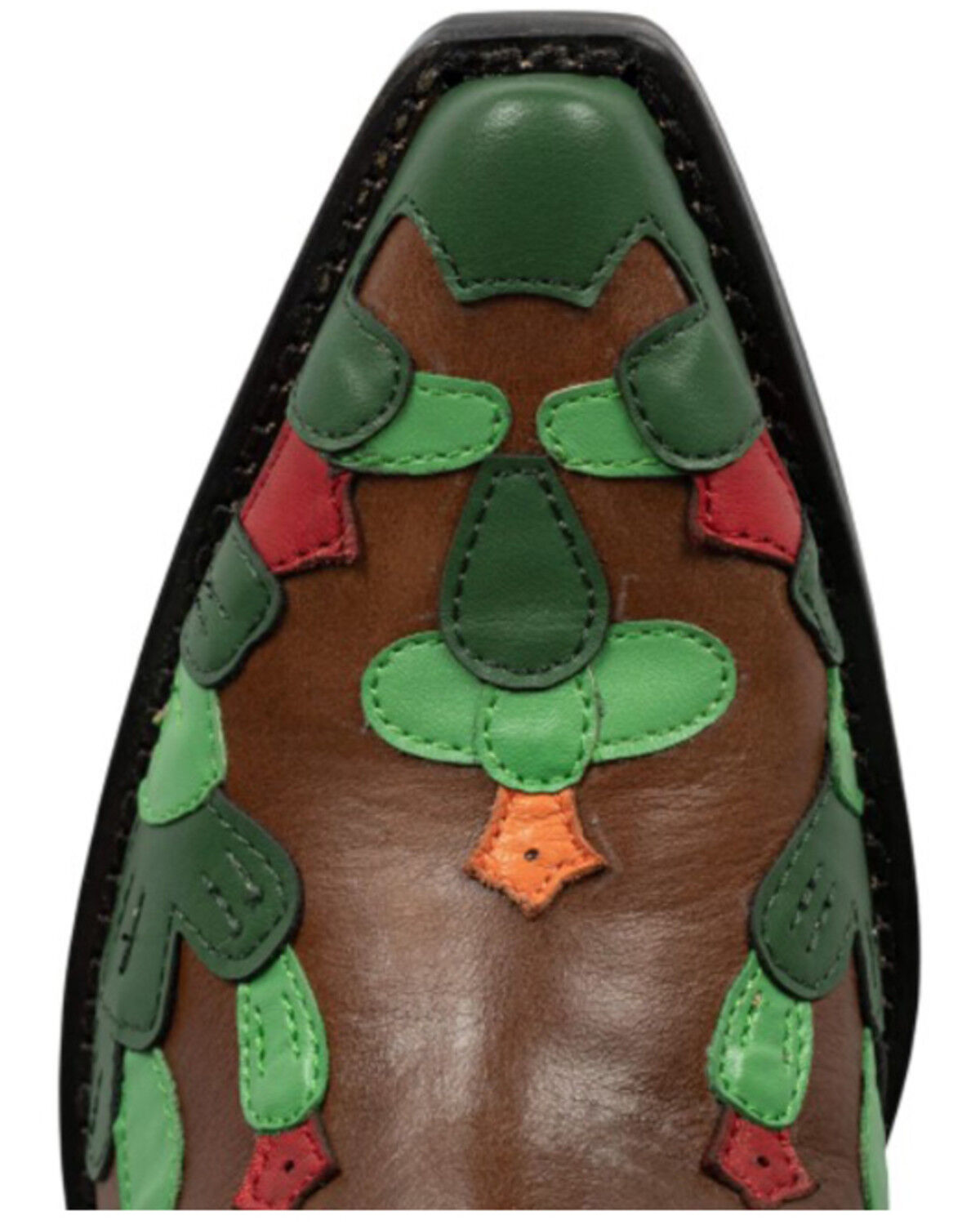 Image #4 - Jeffrey Campbell Women's Desierto Desertscape Inlay Western Boot - Snip Toe, Brown, hi-res