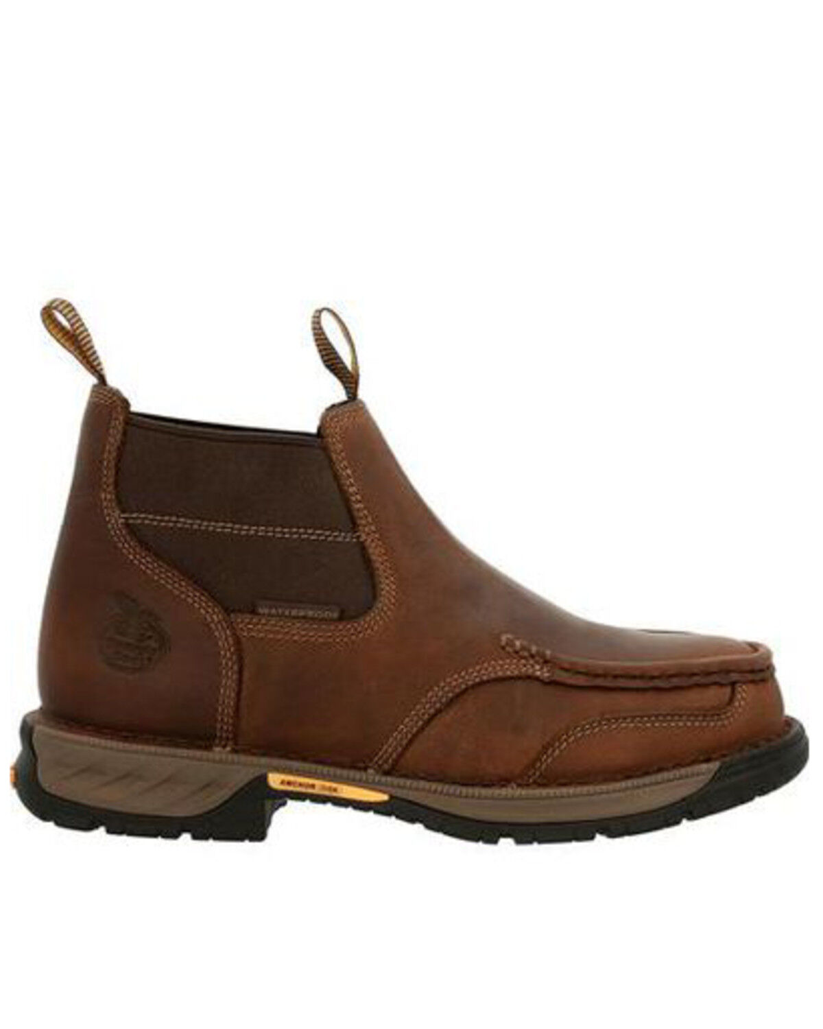 Image #2 - Georgia Boot Men's Athens 360 Chelsea Work Boots - Steel Toe, Brown, hi-res