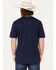 Image #4 - RANK 45® Men's Old Glory Logo Short Sleeve Graphic T-Shirt , Navy, hi-res