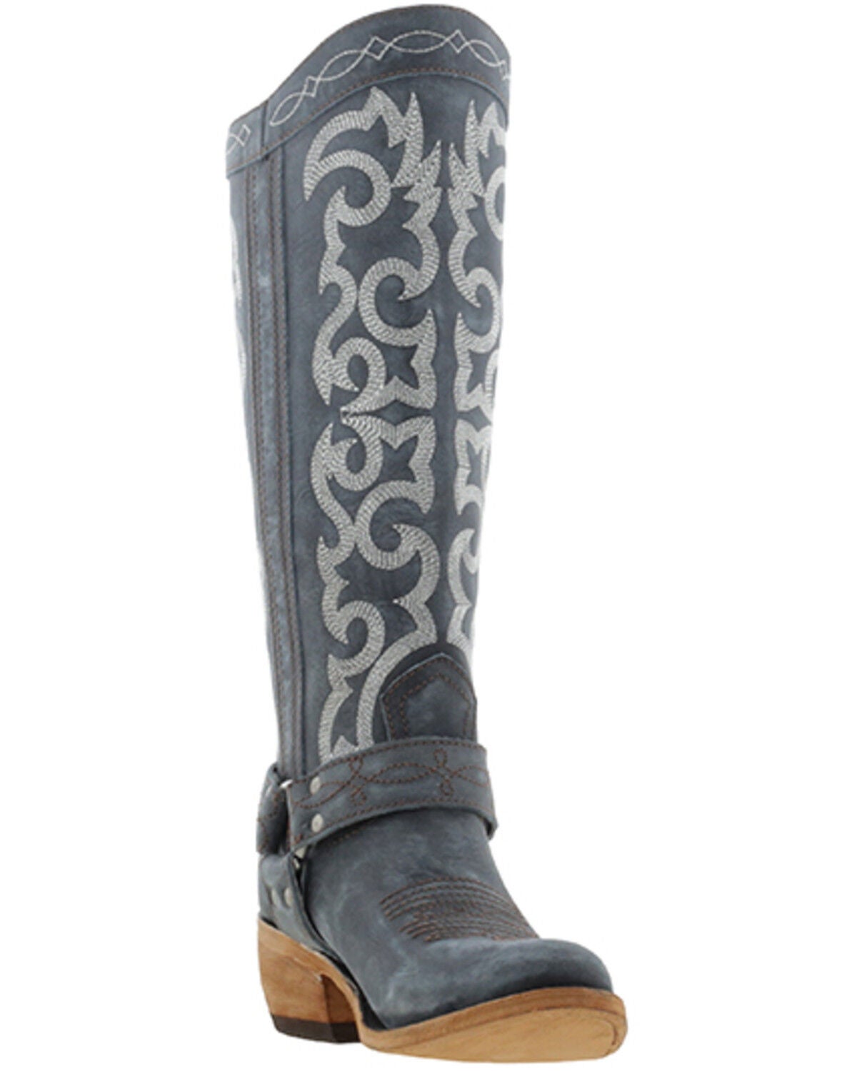 Liberty Black Women's Taylor Fashion Boots - Round Toe, Blue, hi-res