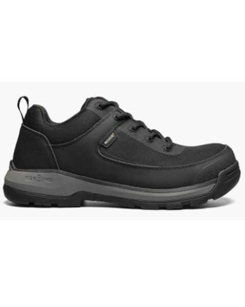 Image #2 - Bogs Men's Shale Low ESD Lace-Up Work Boots - Composite Toe, Black, hi-res