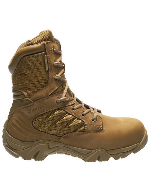 Image #2 - Bates Men's GX-8 Waterproof Work Boots - Composite Toe, Tan, hi-res