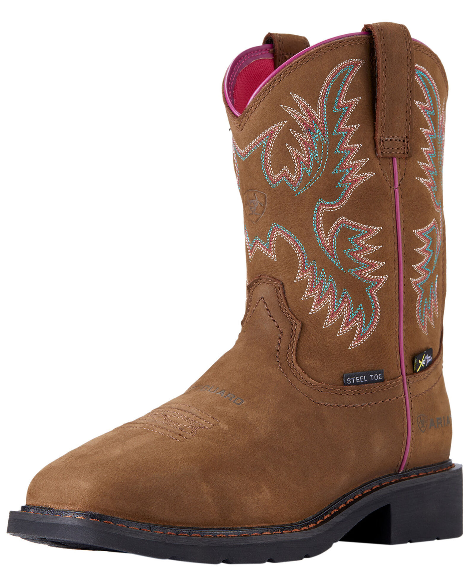 Ariat Krista Metguard Steel Toe Work Boot Women s Brown 10 B