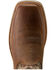 Image #4 - Ariat Men's HIghland Toughstock Performance Western Boots - Broad Square Toe, Brown, hi-res