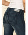 Image #4 - Ariat Women's Trouser Mid Rise Stretch Outseam Ella Wide Leg Jean, Indigo, hi-res