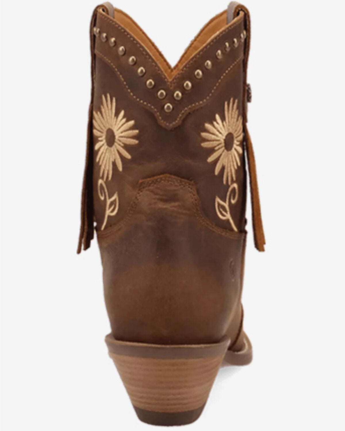 Image #5 - Dingo Women's Country Cutie Western Booties - Snip Toe, Brown, hi-res