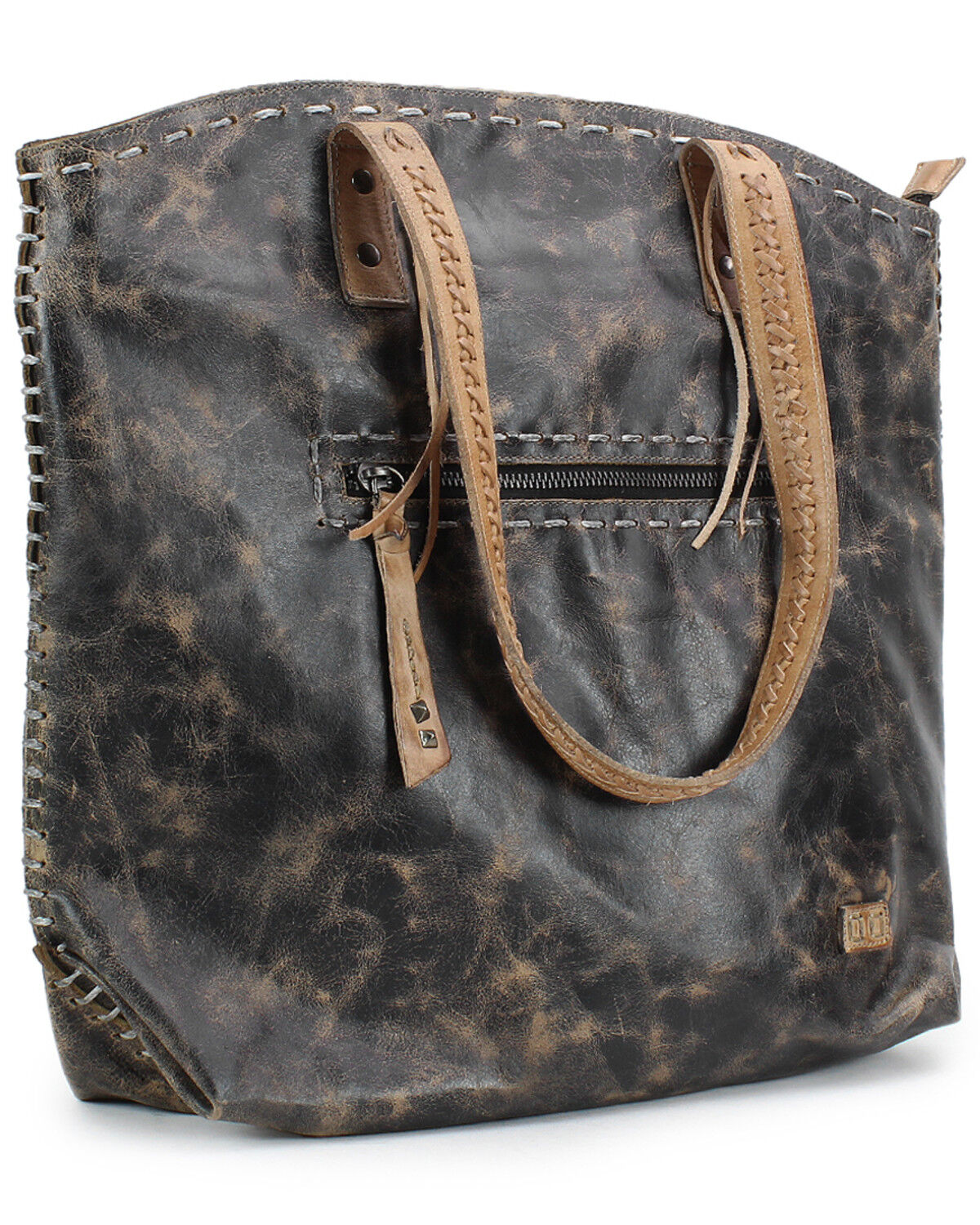 Image #2 - Bed Stu Women's Barra II Tote Bag, Black, hi-res
