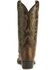 Tony Lama Men's Full Quill Ostrich Western Boots - Medium Toe, Coffee, hi-res