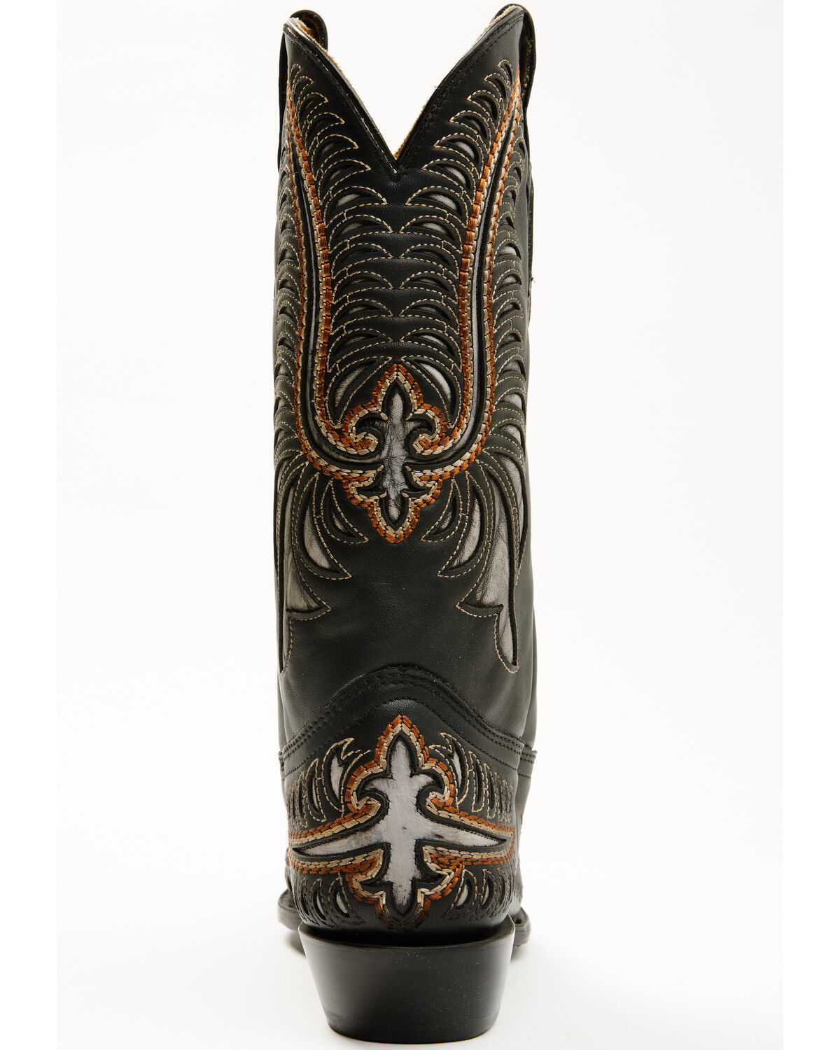 Image #5 - Corral Men's Inlay Western Boots - Snip Toe, Black, hi-res