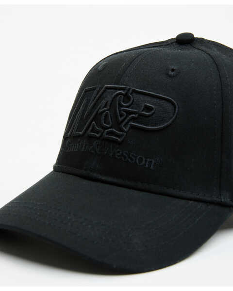 Image #2 - Smith & Wesson Men's M&P Embroidered Baseball Cap , Black, hi-res