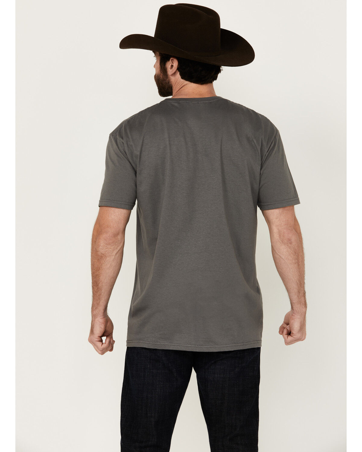 Image #4 - Cowboy Hardware Men's Boot Barn Exclusive Tennessee Whiskey Short Sleeve Graphic T-Shirt, Charcoal, hi-res