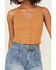 Image #3 - Cleo + Wolf Women's Ribbed Button-Up Vest, Lt Brown, hi-res