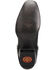 Image #7 - El Dorado Men's Nile Exotic Crocodile Western Boots - Square Toe, Black, hi-res